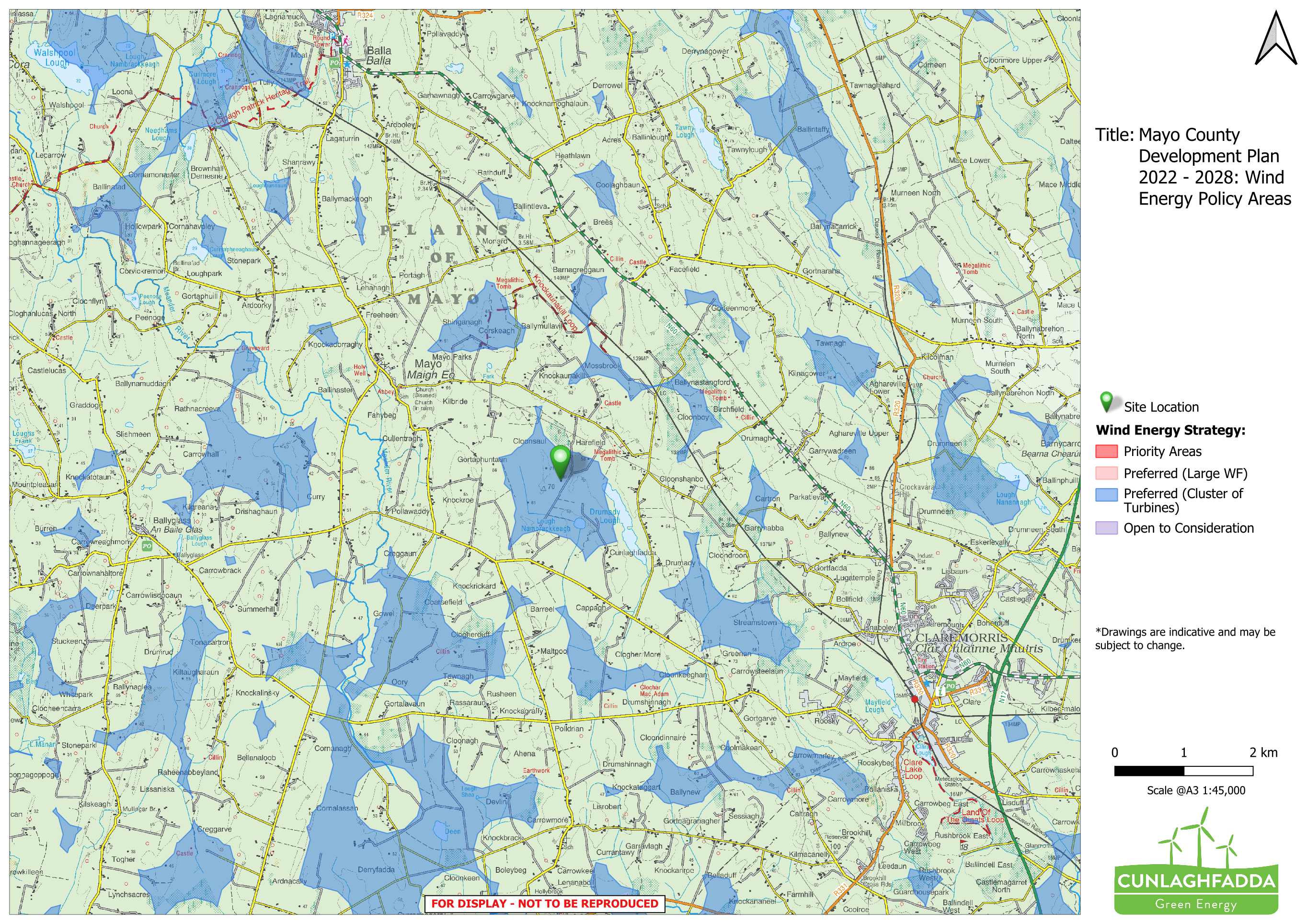 Cunlaghfadda - Zoning